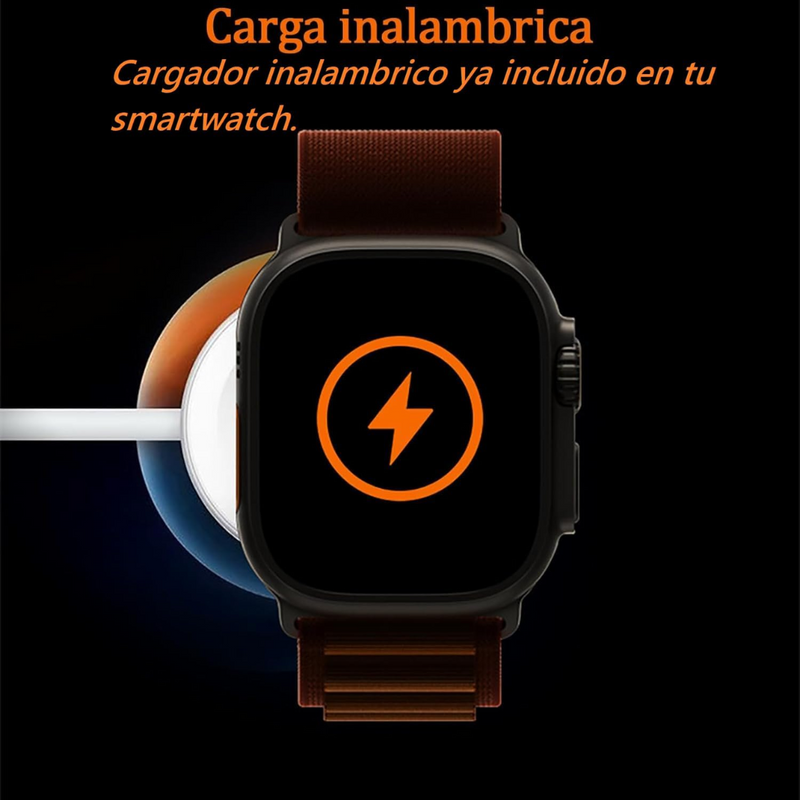 50% DE DESCUENTO SOLO ESTA SEMANA! Reloj Smartwatch T900 Ultra 2 + 7 Correas de reloj en diferentes tonos