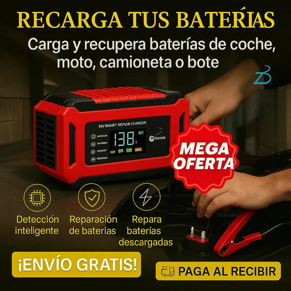 DESCUENTO PROMOCIONAL! - AUTOREVIVE™ – RECUPERA BATERÍAS DESCARGADAS
