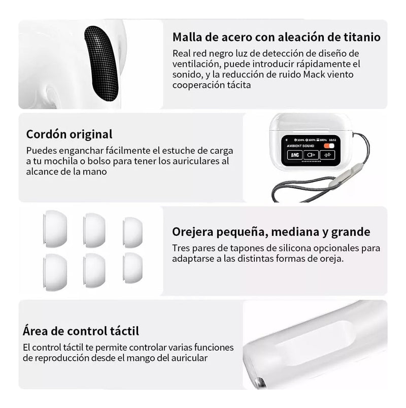 ENVÍO GRATIS ESTE MES! 🎧 Experimenta el Futuro del Sonido con los Nuevos Airpods Pro 2. ®