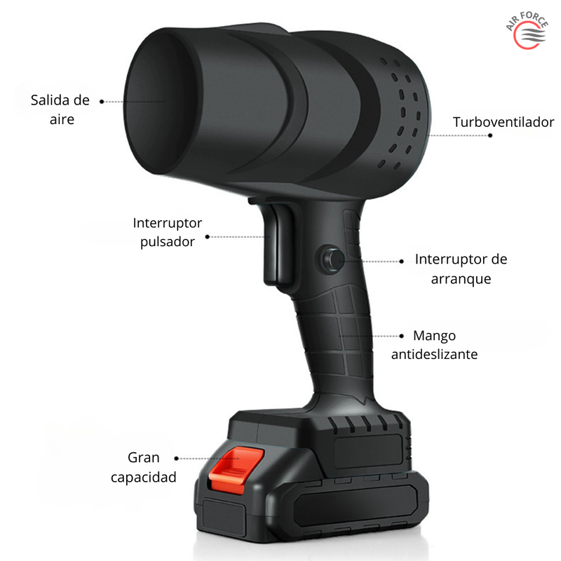 (PRECIO PROMOCIONAL SOLO ESTA SEMANA) Soplador Inalámbrico Air Force