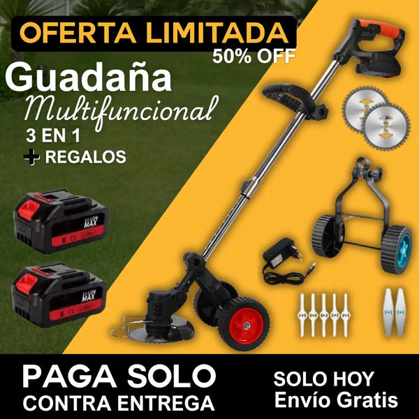 PRODUCTO CON DESCUENTO ESTA SEMANA! Guadaña Turbo Max™ – Con Batería Extra + Regalos
