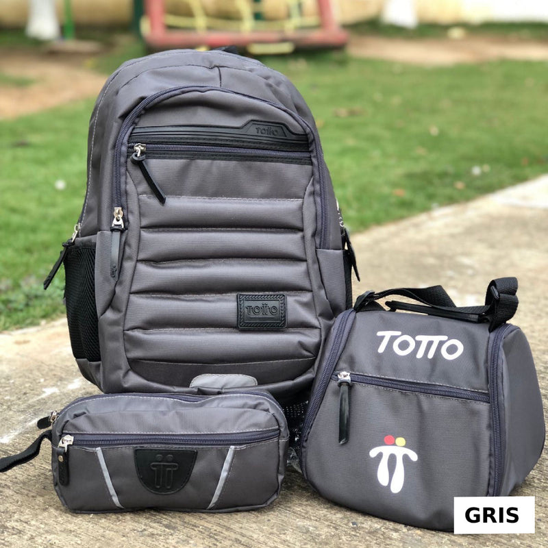 STOCK LIMITADO DE PRODUCTOS! Combo TOTTO 3x1👉Morral, cartuchera y lonchera😱